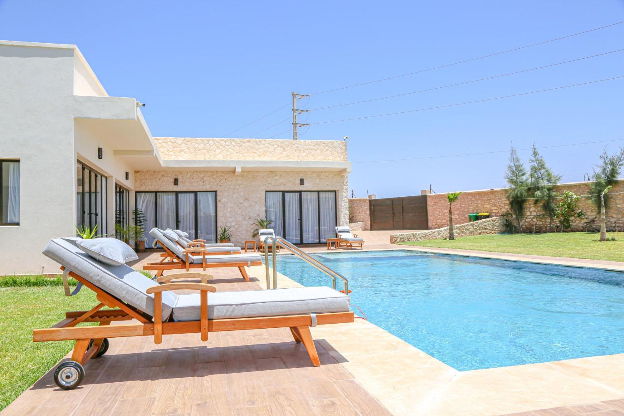 Villa La Rose Bleue - Residence Hoteliere Avec Piscine - Essaouira Extérieur photo