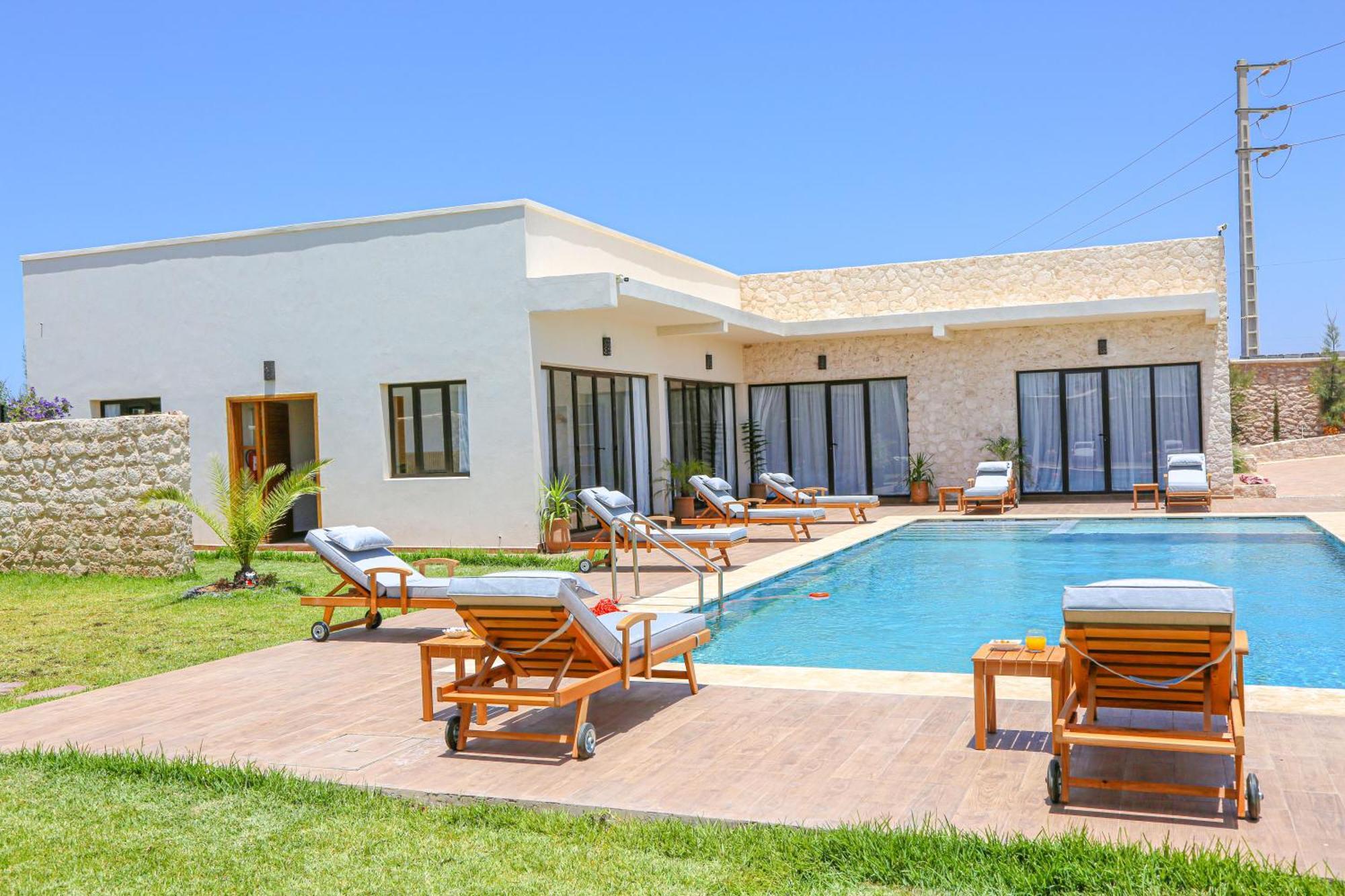 Villa La Rose Bleue - Residence Hoteliere Avec Piscine - Essaouira Extérieur photo